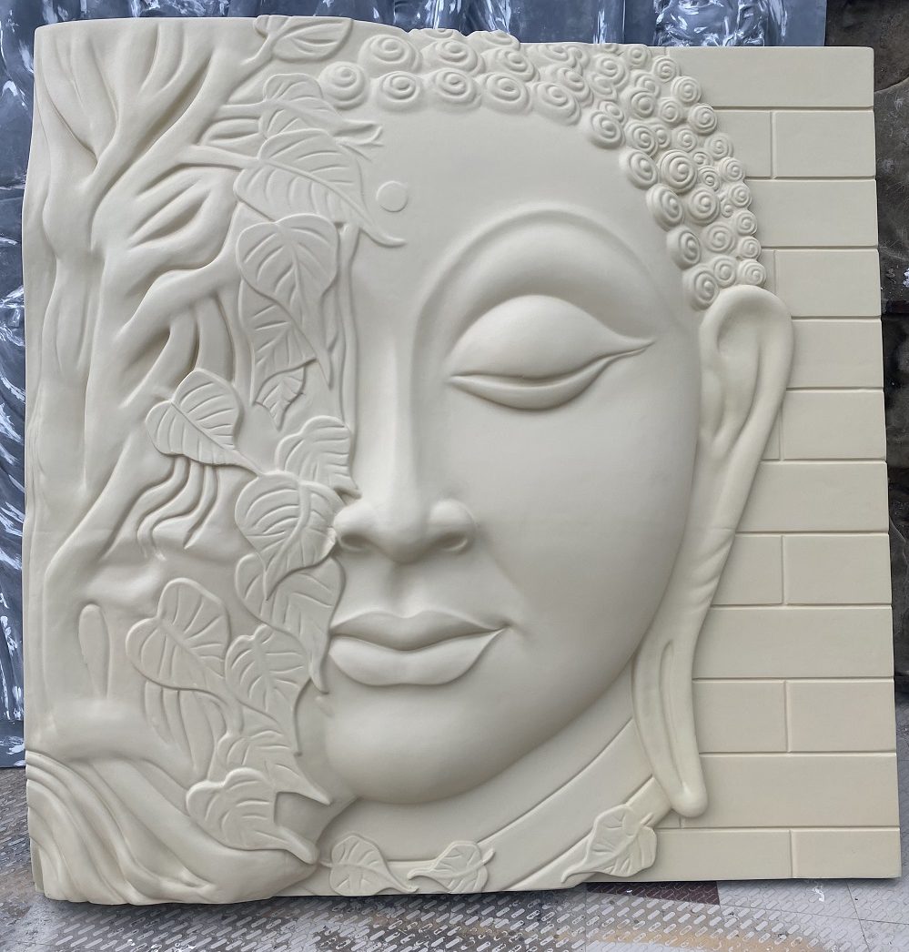 FRP 3D Buddha Wall Art