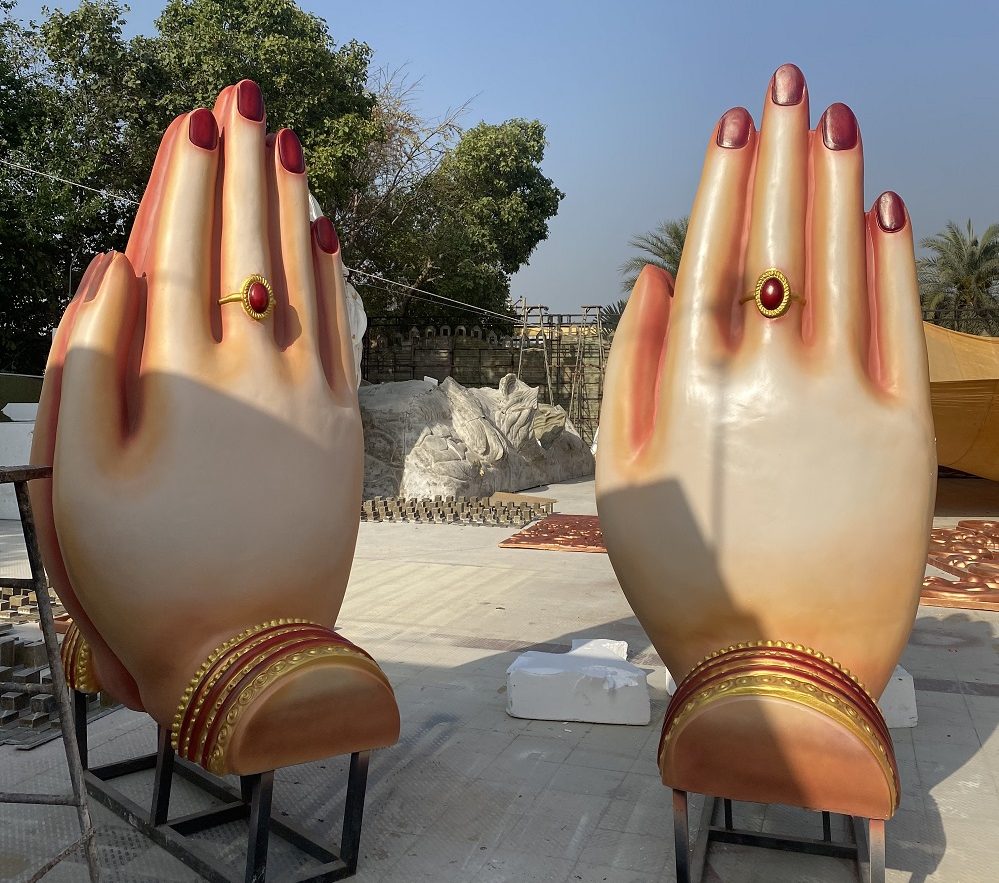 FRP 3D Hand Sculpture