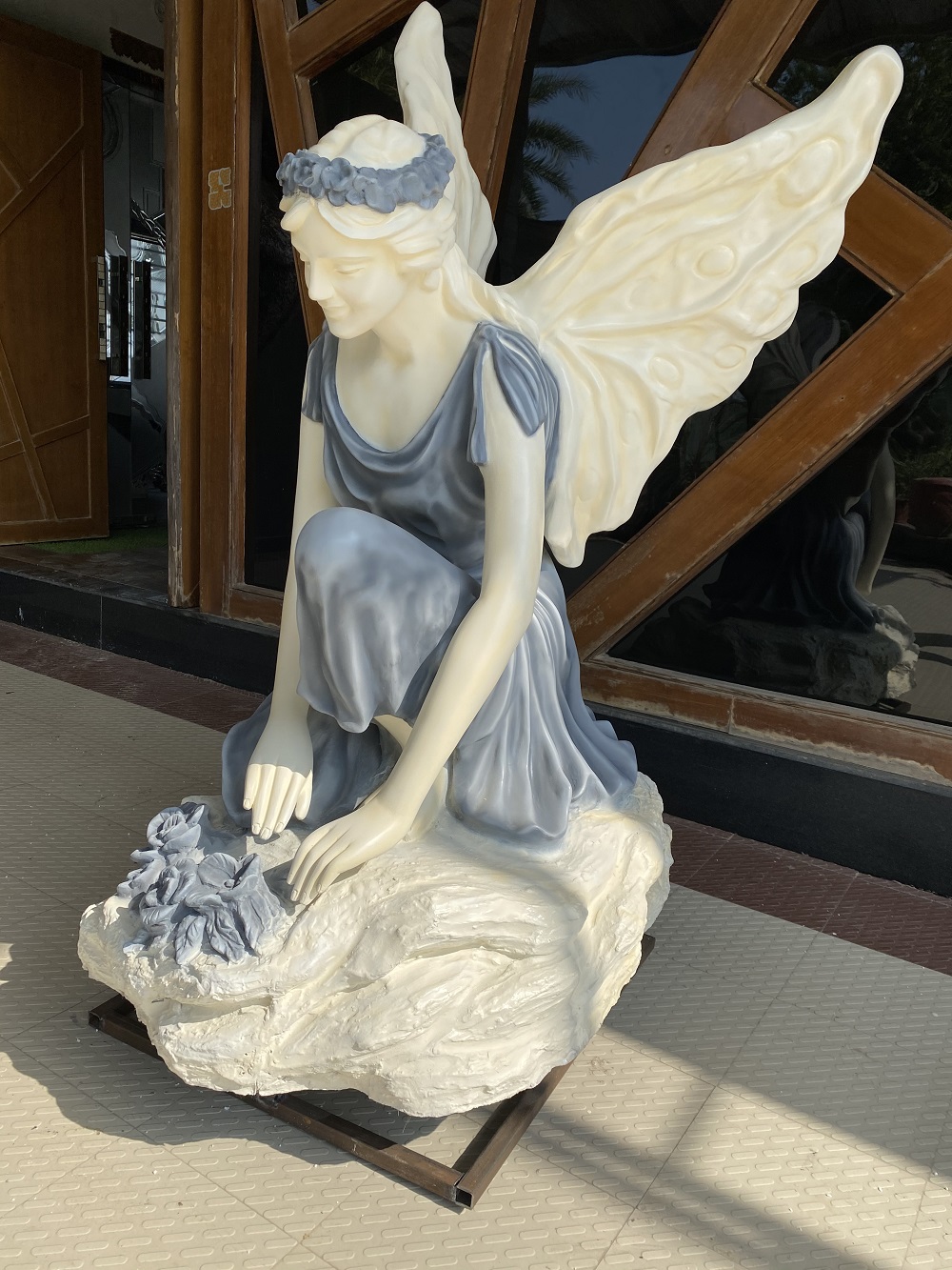 Fiber and FRP Fairy Sculpture