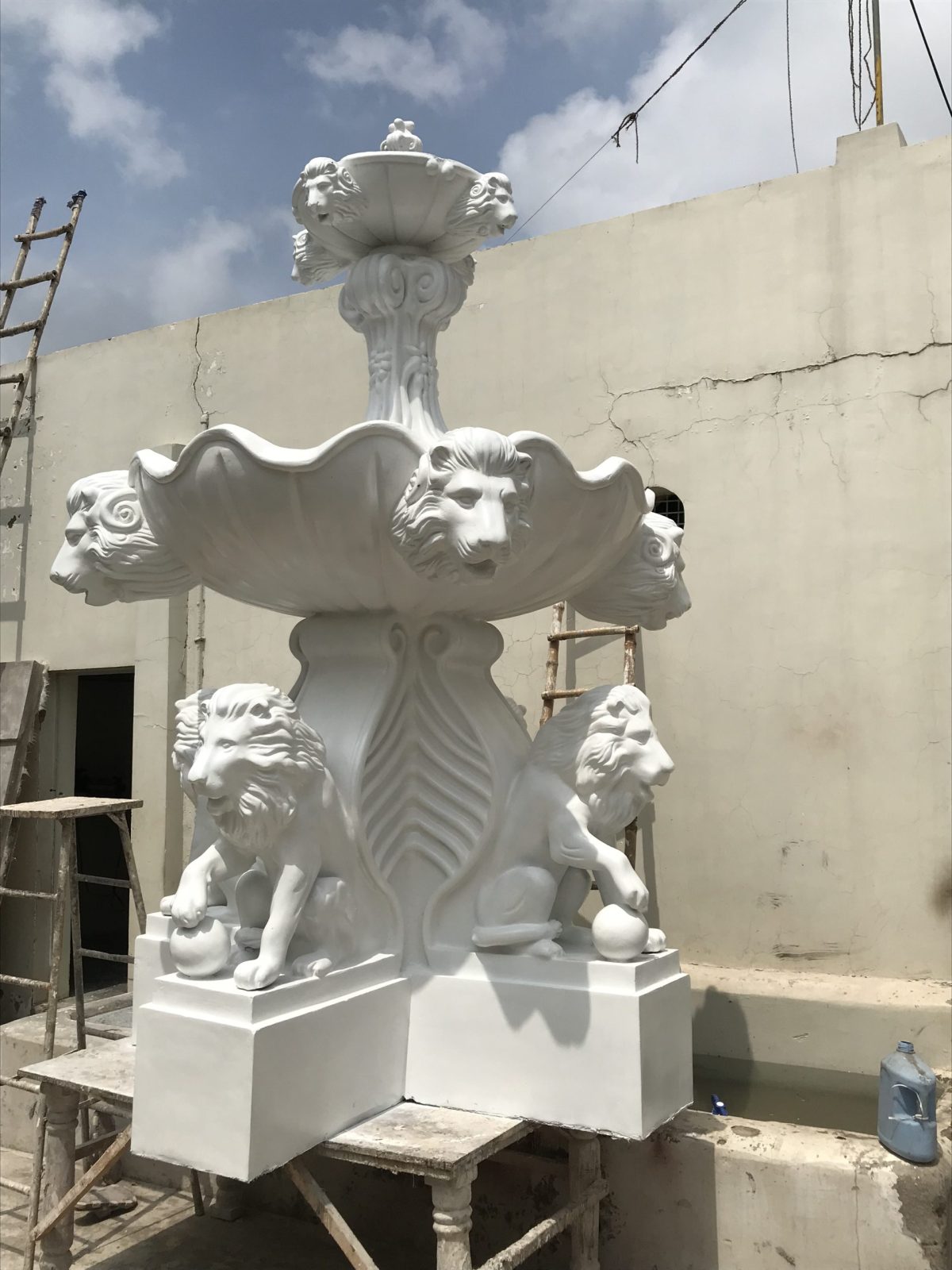 lion FRP Fountain design