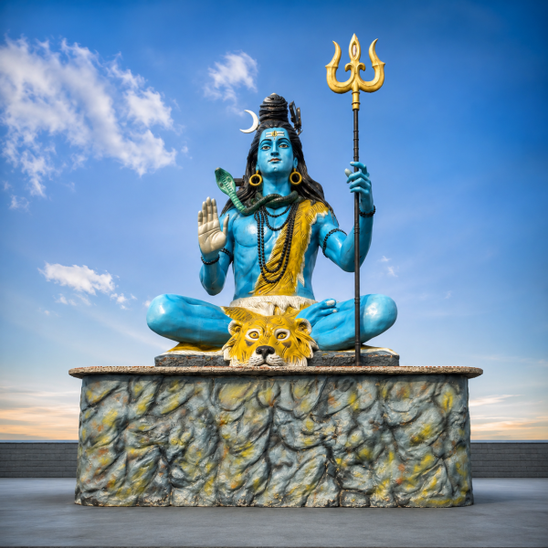 Shiva Statue | Achal Taal, Aligarh, U.P